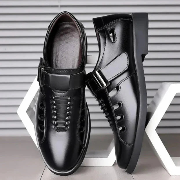 Sandália Masculina de Couro