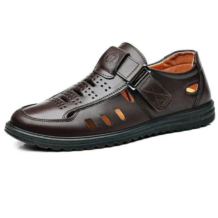 Sandália Masculina de Couro