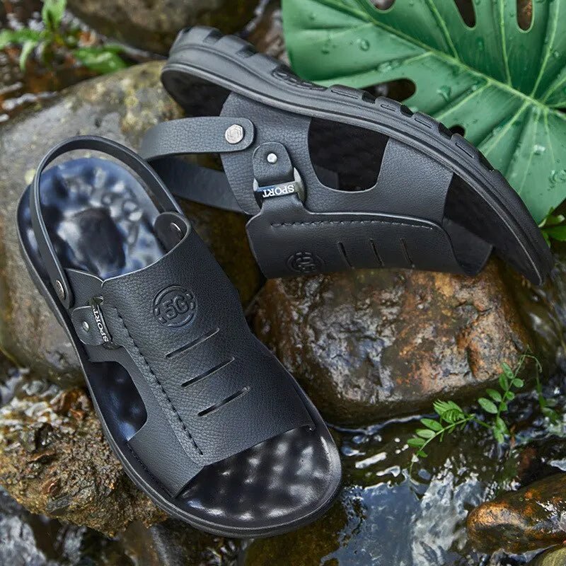 Sandália Masculina em Couro Premium