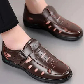 Sandália Masculina de Couro