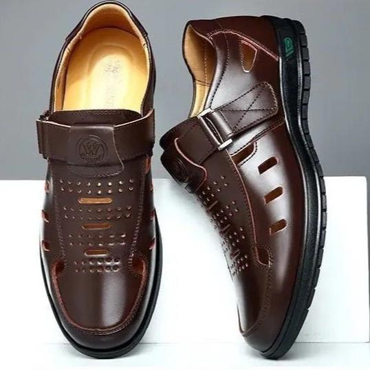 Sandália Masculina de Couro